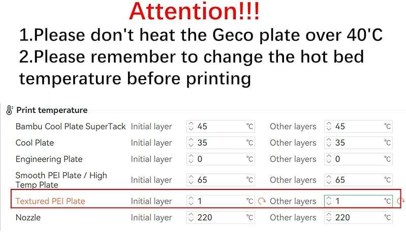 JUUPINE 2025 New Upgraded GECO Plate for Bambu Lab A1 Mini 3D Printer,PLA Cold Plate (No Heating) 184X184mm Magnetic Spring Steel 0℃ Printing Hot Bed No Glue Required. - Image 6