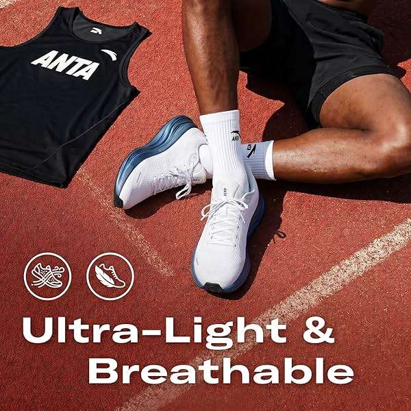 ANTA Men’s PG7 Running Shoes Cushioning Comfortable Breathable Athletic Workout Gym Cross Trainer Sports Sneakers - Image 7