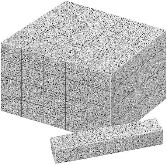 21 Pack Pumice Stone for Toilet Bowl Cleaning, Powerfully Cleans Hard Water Rings, Suitable for Cleaning Toilet, Bathtubs, Pool, Sinks and Grill - Image 1