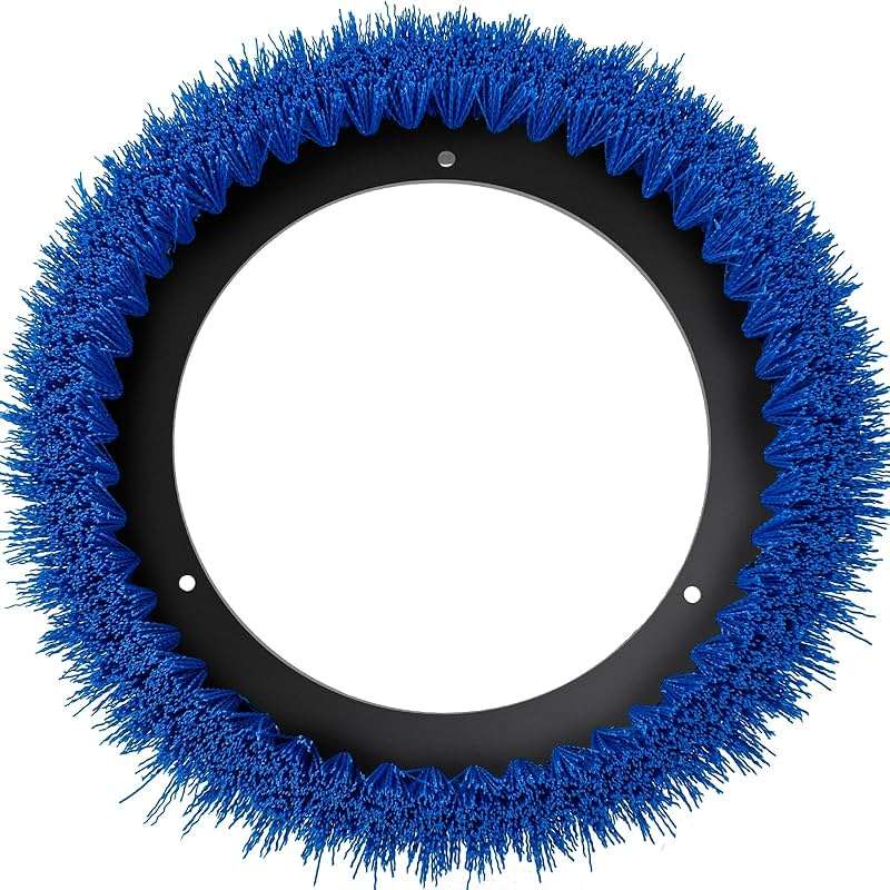 HHQ Commercial Scrub Brush for Orbital Floor Scrubber, Compatible with Oreck Orbiter XL ORB550MC, Bissell BGEM9000, 12" Diameter, Medium-Duty Brush, Blue - Image 1