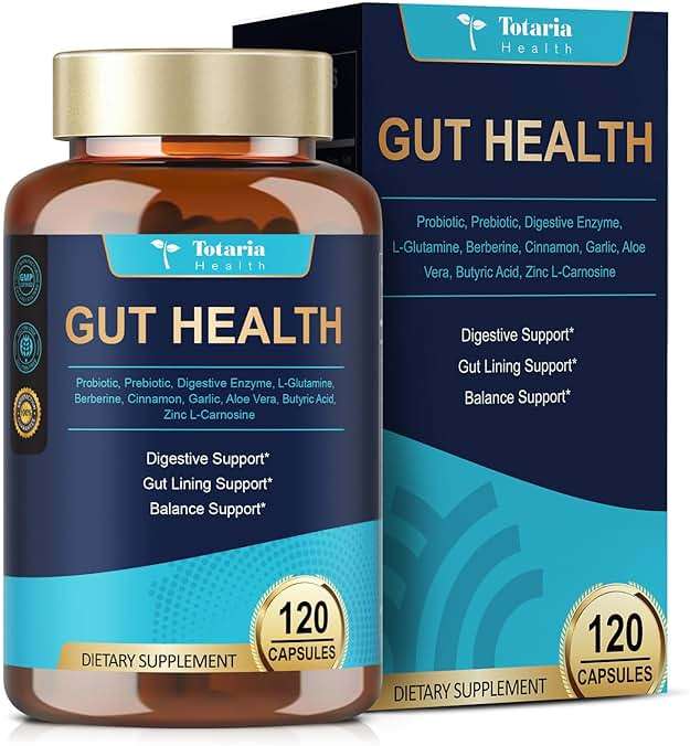 14-in-1 Gut Health with Probiotics, Prebiotics, Postbiotics & Digestive Enzymes for Women & Men, 60 Billion CFU Probiotics for Digestion, Strong Immunity, Skin, Complete Gut Health (120 Capsules) - Image 1