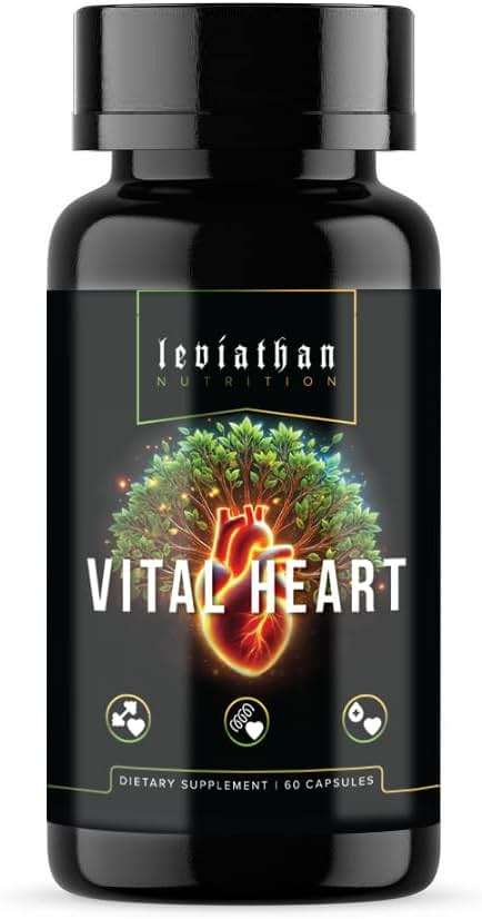 Leviathan Nutrition Vital Heart: with Black Aged Garlic, Rosemary, Ginger, & CoQ10 - Image 1