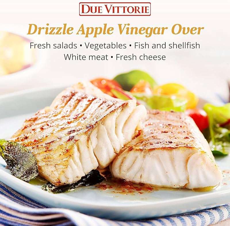 Due Vittorie Apple Vinegar - Easy to Drink Raw Apple Cider Vinegar Aged in Barrique Wine Barrels, Gourmet Vinegar for Cooking, Imported From Italy, All Natural - 8.45 fl oz / 250ml (Pack of 1) - Image 6
