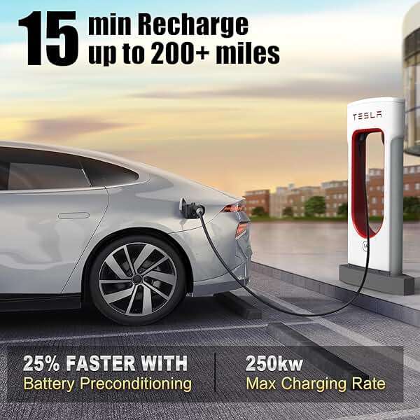 2026 Upgraded Tesla Supercharger to CCS1 Charger Adapter, [Max 500A 1000V] Fast Charge Electric Vehicle Charging Adapter, NACS to CCS Electric Vehicle Adapter Fit for All Ford EVs, GM, Rivian - Image 2