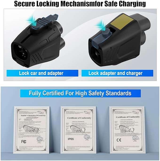 2026 Upgraded Tesla Supercharger to CCS1 Charger Adapter, [Max 500A 1000V] Fast Charge Electric Vehicle Charging Adapter, NACS to CCS Electric Vehicle Adapter Fit for All Ford EVs, GM, Rivian - Image 8