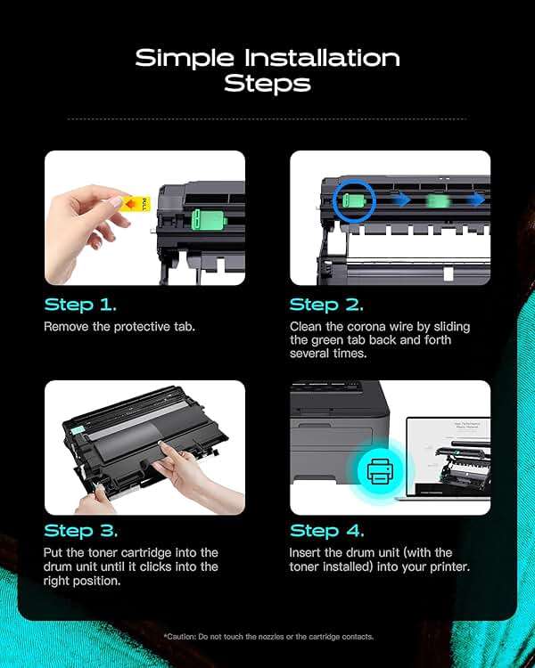 DR830 Drum Unit Replacement for Brother DR-830 830 to use with HL-L2460DW DCP-L2640DW HL-L2480DW MFC-L2807DW MFC-L2820DW MFC-L2820DWXL Printers (1 Pack, No Toner) - Image 4