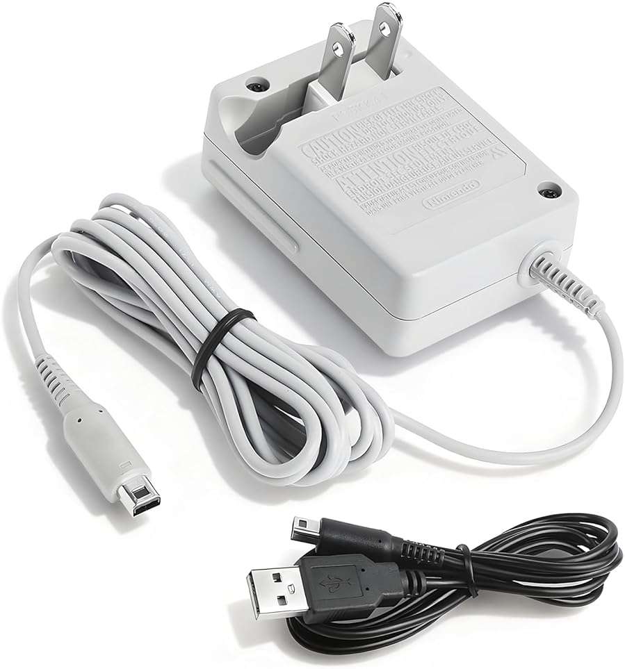 3DS Charger for Nintendo 3DS/ DSi/DSi XL/ 2DS/ 2DS XL/New 3DS 100-240V Wall Plug Adapter - Image 1