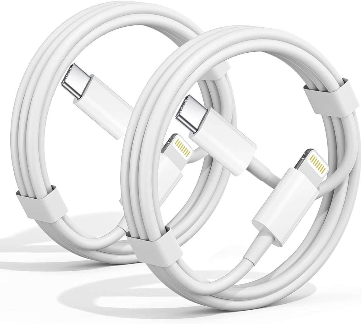 USB C to Lightning Cable 3FT [Apple MFi Certified] iPhone Fast Charger Type C to Lightning Cable for iPhone 14 13 12 11 Pro Max Xr Xs 8 7 6 Plus SE (2Pack) - Image 1