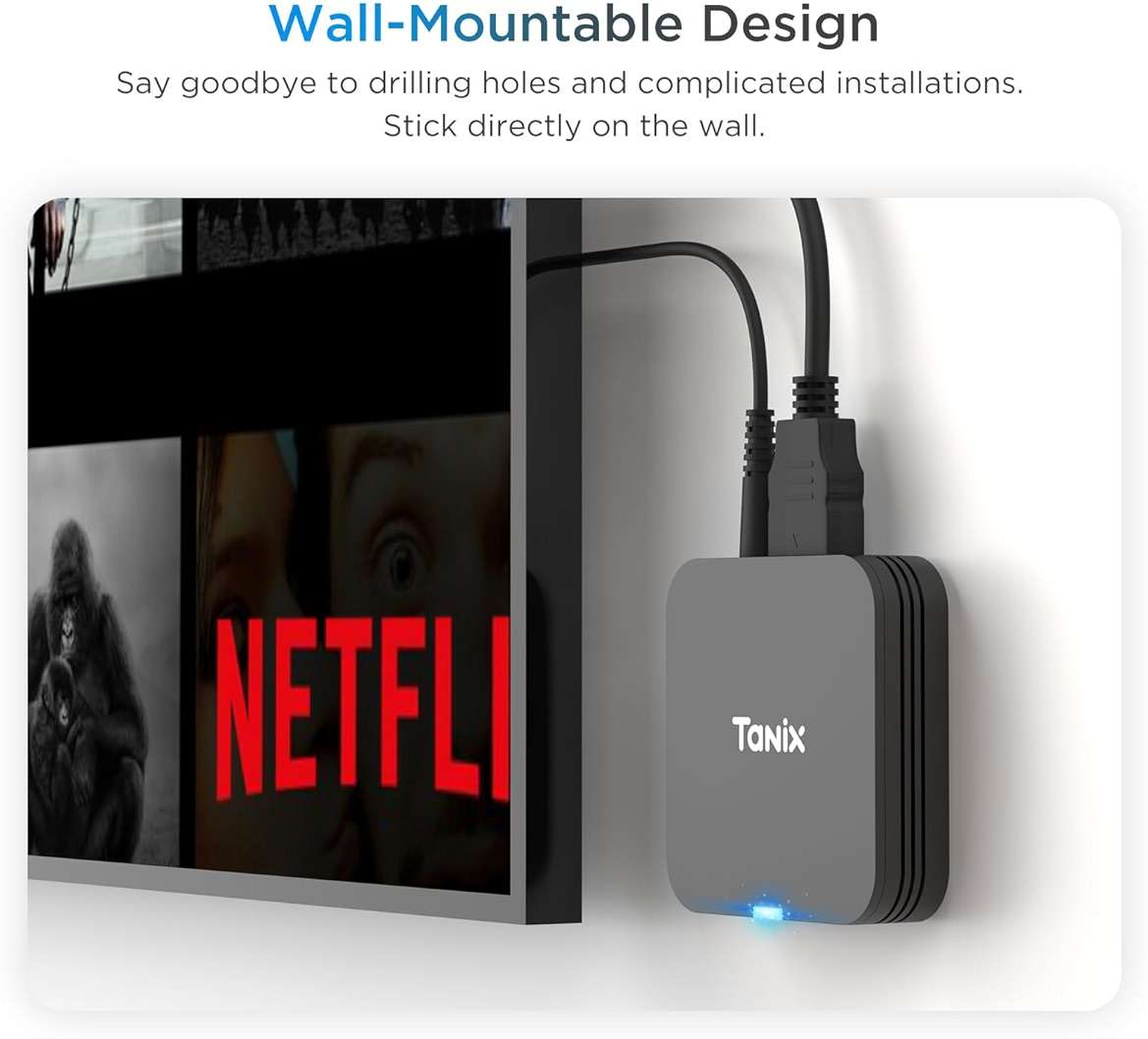 Android TV Box 10.0, Tx1 Mini Tv Box 2GB RAM 16GB ROM, Allwinner H313 Quad-Core ARM Cortex A53 Android Box, Support USB and 2.4G WiFi Compact 4k Smart TV Box. - Image 4