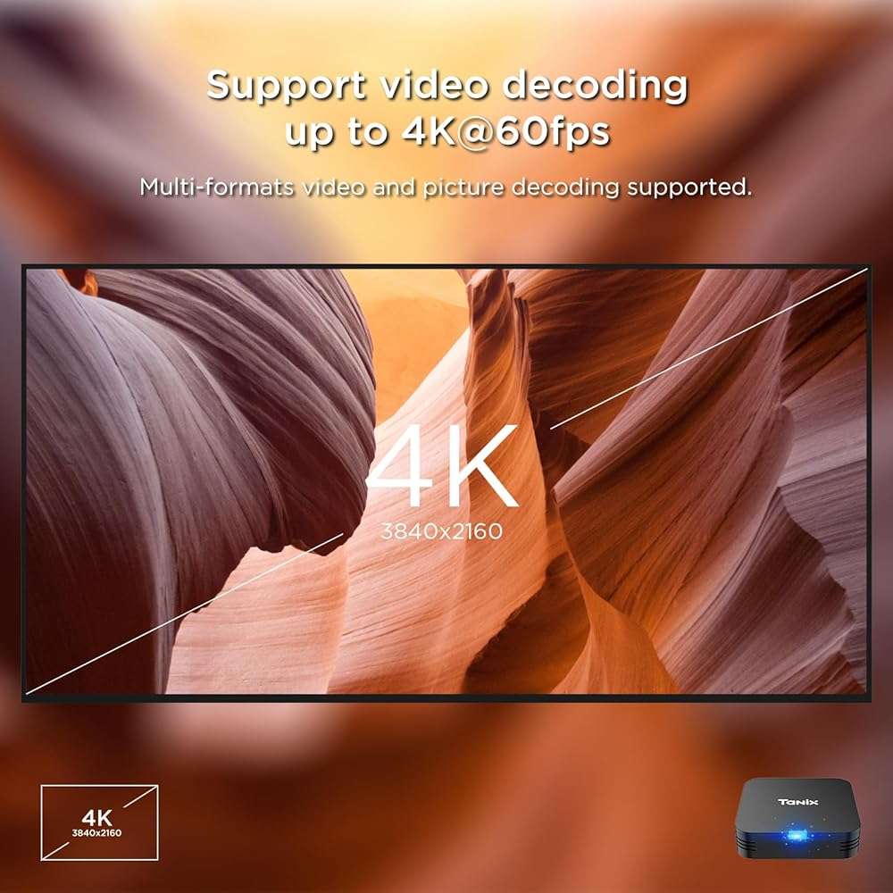 Android TV Box 10.0, Tx1 Mini Tv Box 2GB RAM 16GB ROM, Allwinner H313 Quad-Core ARM Cortex A53 Android Box, Support USB and 2.4G WiFi Compact 4k Smart TV Box. - Image 7