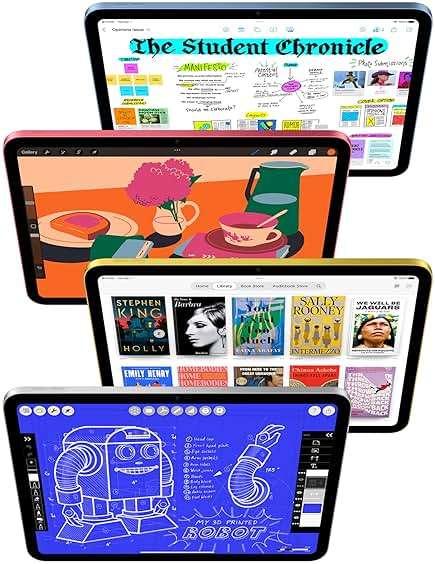Apple iPad 11-inch: A16 chip, 11-inch Model, Liquid Retina Display, 128GB, Wi-Fi 6, 12MP Front/12MP Back Camera, Touch ID, All-Day Battery Life — Blue - Image 2