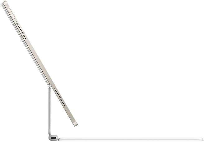 Apple Magic Keyboard: Keyboard and Case for iPad Air 13-inch (M2, M3, and M4), US English — White - Image 3