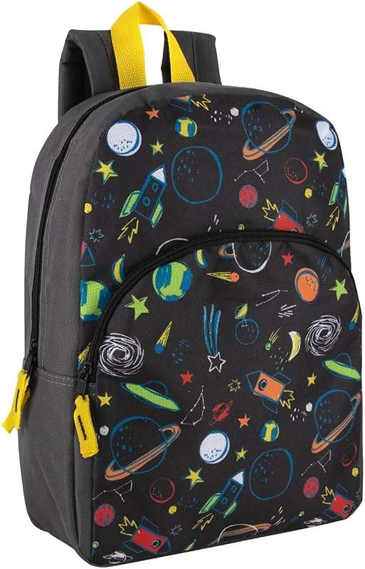Trail maker 15 Inch Kids Backpacks for Boys & Girls | Preschool, Kindergarten, Elementary School Backpacks with Adjustable, Padded Straps (Stellar Space) - Image 1