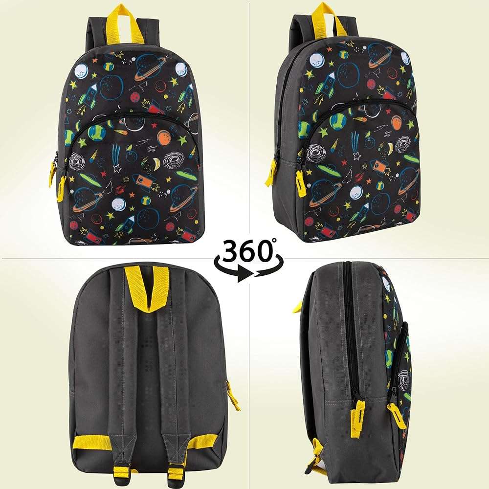 Trail maker 15 Inch Kids Backpacks for Boys & Girls | Preschool, Kindergarten, Elementary School Backpacks with Adjustable, Padded Straps (Stellar Space) - Image 5