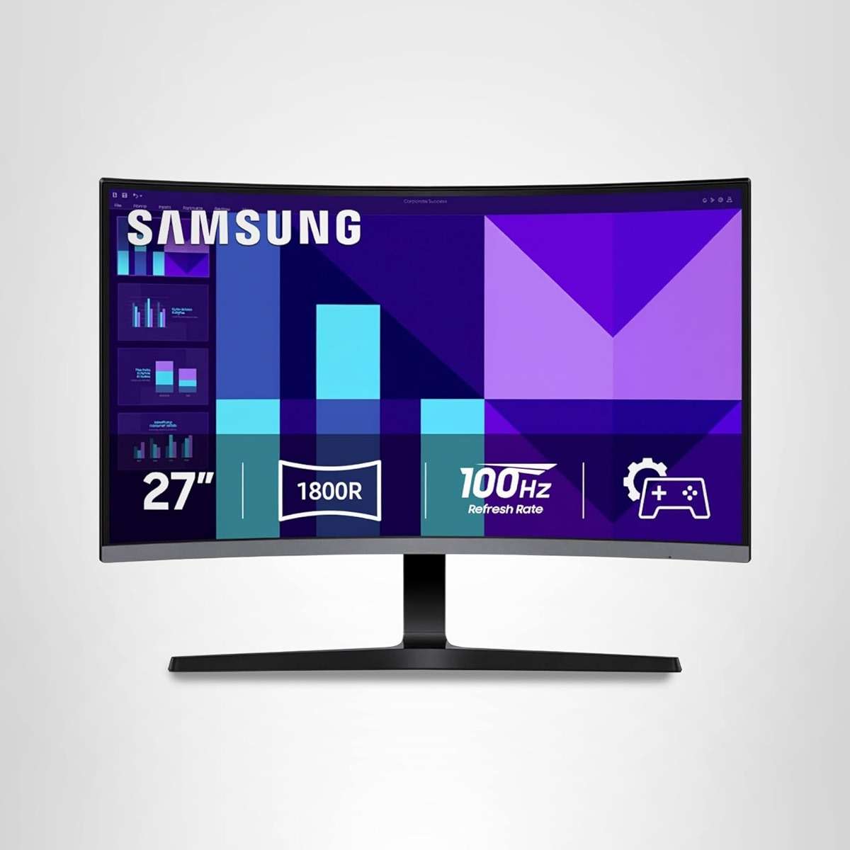 Samsung 27-inch S3 (S39GD) FHD 100Hz Curved Monitor, Game Mode, Eye Saver Mode, Multiple Connectivity with HDMI Port, Built-in Speakers, LS27D396GANXZA, 2025 - Image 17