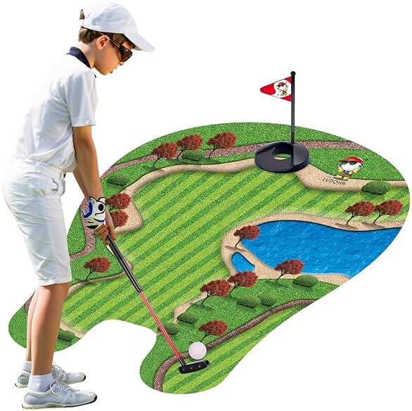 GOODLYSPORTS Toilet Golf, Mini Golf Game - Gag Gifts Funny Adult - Dad Gifts from Daughter, Funny Gift for Men, Adults, Boyfriend, Golfers, Birthday, Christmas - White Elephant Gifts for Adults - Image 6
