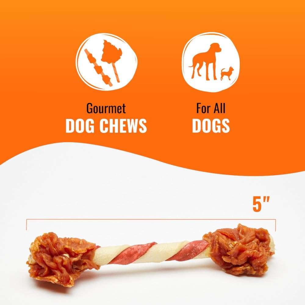 GOOD 'N' FUN Triple Flavor Double Pops Treats for Dogs, Long-Lasting Chews Made with Real Chicken, Beef Hide and Pork Hide, 12 oz - Image 3