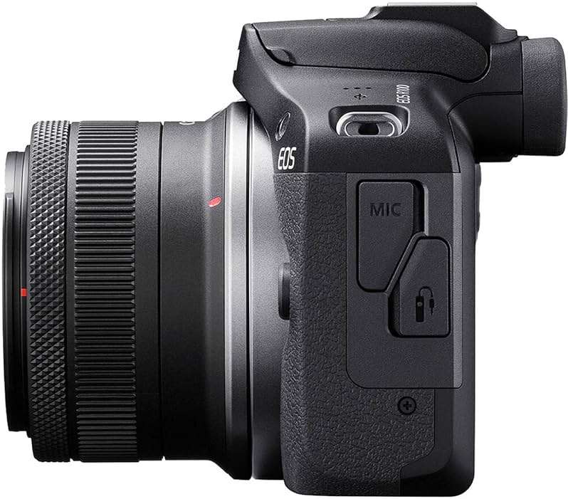 Canon EOS R100 Mirrorless Camera with RF-S 18-45mm f/4.5-6.3 is STM Lens + Dual Wireles Microphones + 64 GB Memory + Extra Battery + LED Light + More (23pc Bundle) (Renewed) - Image 9