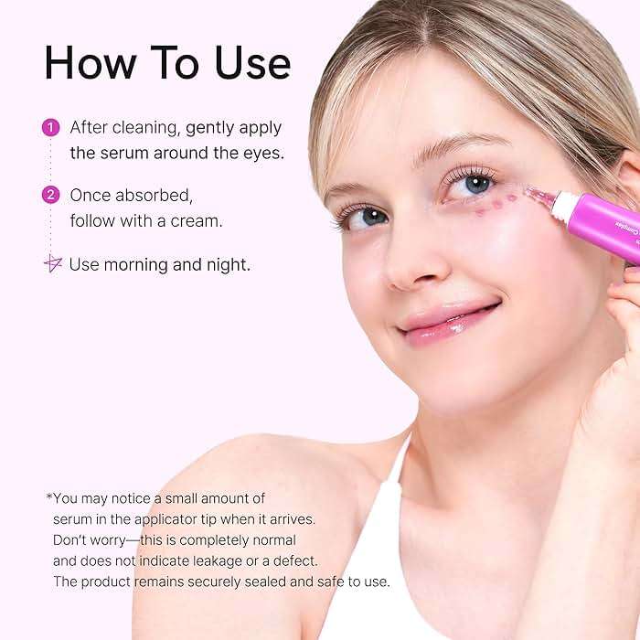 Ruminae Bouncy Eye Serum with 12 Peptides + Collagen, Cooling Jelly Texture for Puffy Eyes, Dark Circles & Hydration, Fragrance Free Korean Skincare, 30ml - Image 7