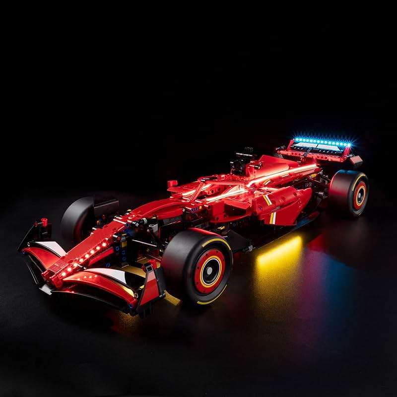 Kyglaring LED Light Kit Compatible with Lego 42207 Set, Lighting Accessories for Technic Ferrari SF-24 F1 Car, Lights Only (Model Not Included), Classic Version. - Image 1