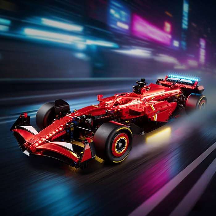 Kyglaring LED Light Kit Compatible with Lego 42207 Set, Lighting Accessories for Technic Ferrari SF-24 F1 Car, Lights Only (Model Not Included), Classic Version. - Image 6