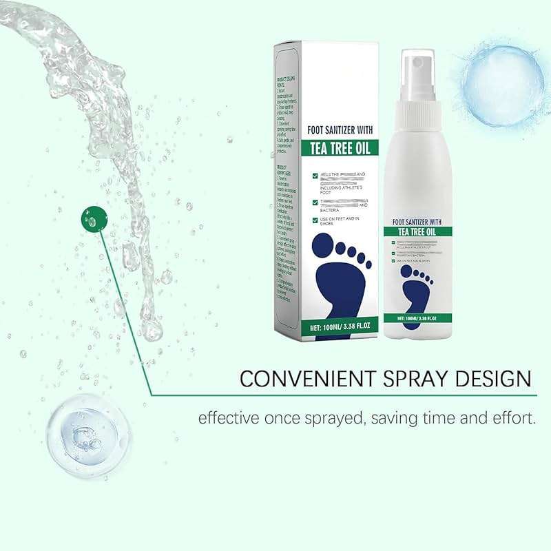 2Pcs Ximonth Foot Spray with Tea Tree Oil,Tea Tree Oil Feet Spray,TeaTree OilSpray for Foot (100ml/3.38fl.oz) - Image 6