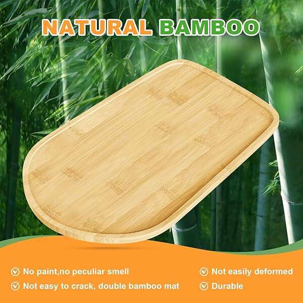 Bamboo Mixer Slider Mat for Kitchenaid 4.5-5 Qt Tilt Head Stand Mixer, Appliance Sliders For Kitchen Appliances Countertop, Kitchenaid Mixer Attachments for Stand Mixer, Mixer Moving Tray Attachments - Image 6