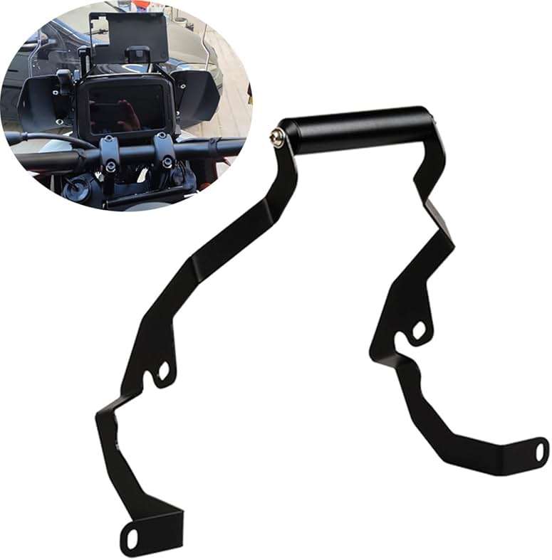 KomoreLee Smartphone/GPS Bar Mount Navigation Bracket Compatible with Pan America 1250 Special 1250S 2021-2024 12mm 22mm Expansion Crossbar Mobile Phone Stand Holder RA1250 RA1250S Accessories - Image 4