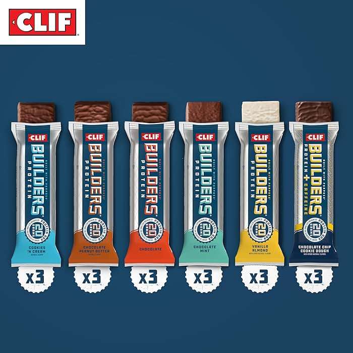 CLIF BUILDERS Protein Bars - 6-Flavor Variety Pack - 20g Plant Based Protein - Gluten Free - Non-GMO - Low Glycemic - No Artificial Sweeteners - 2.4 oz. (18 Count) - Image 2