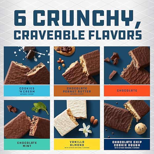 CLIF BUILDERS Protein Bars - 6-Flavor Variety Pack - 20g Plant Based Protein - Gluten Free - Non-GMO - Low Glycemic - No Artificial Sweeteners - 2.4 oz. (18 Count) - Image 4