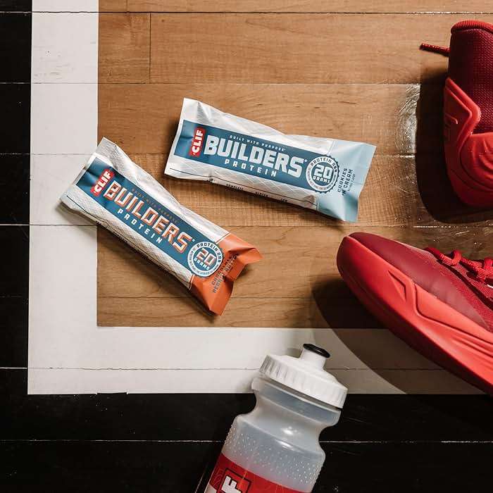CLIF BUILDERS Protein Bars - 6-Flavor Variety Pack - 20g Plant Based Protein - Gluten Free - Non-GMO - Low Glycemic - No Artificial Sweeteners - 2.4 oz. (18 Count) - Image 10
