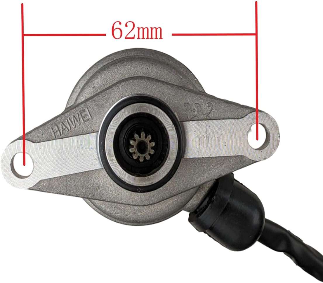 RedCap 10 Teeth Starter Motor for GY6 50cc 60cc 70cc 72cc Tao Tao ATM50A BWS 50 Cruiser 50 CY50D Milano EVO 50 GT5-50 CY50T3 Magic 50 New Speedy 50 Venus 50 CY50A VIP 50 Pony 50 Scooter Moped - Image 3