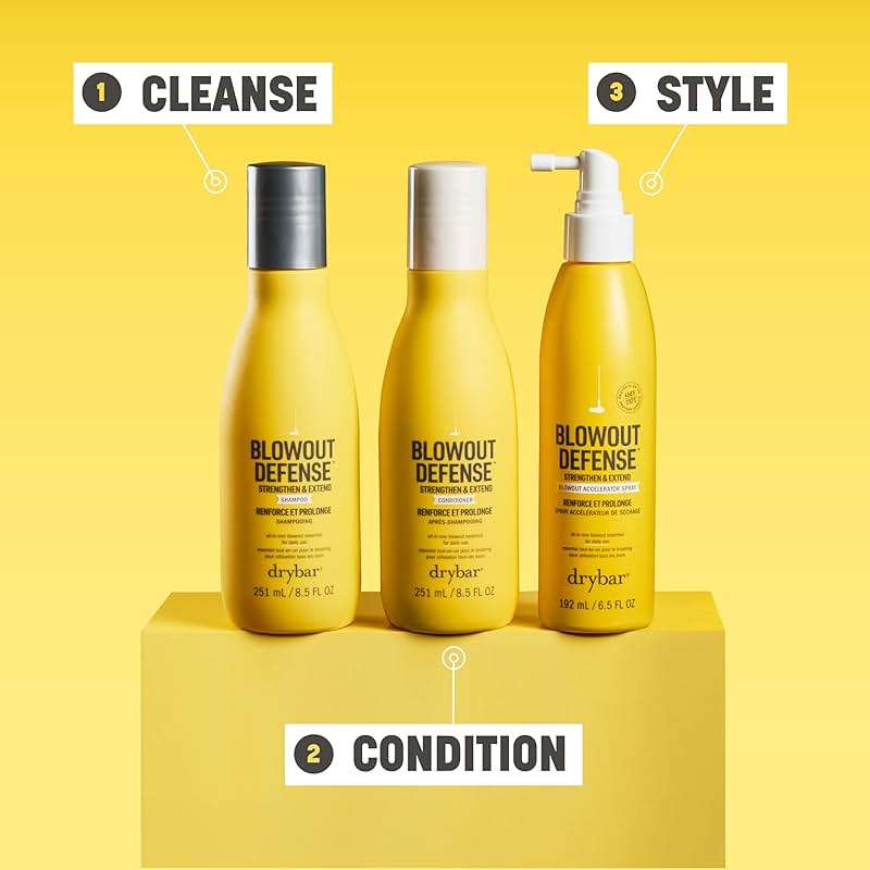 Drybar Blowout Defense Strengthen & Extend Conditioner, Lightweight Texture, Hydrates, Detangles, Reduces Breakage, No Build-Up, Long-Lasting Blowouts - Image 9
