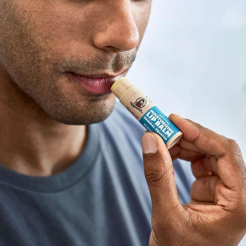Dr. Squatch Natural Lip Balm for Men – Men’s Lip Care for Dry, Chapped Lips – Coconut Oil, Shea Butter & Beeswax – Original Squatch, Vanilla Bourbon, Coconut Cove, Wild Watermelon (0.25 oz, 4 Pack) - Image 4