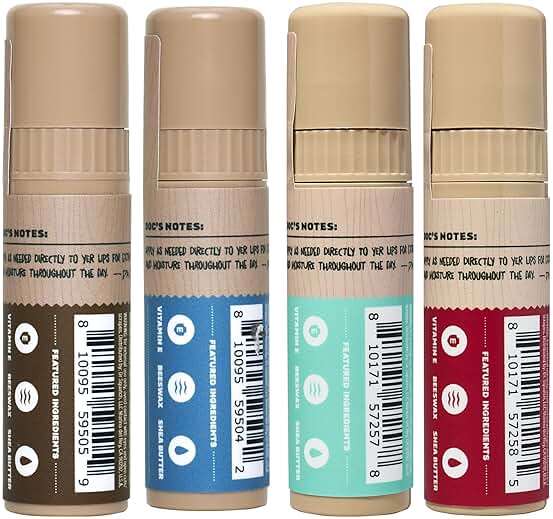 Dr. Squatch Natural Lip Balm for Men – Men’s Lip Care for Dry, Chapped Lips – Coconut Oil, Shea Butter & Beeswax – Original Squatch, Vanilla Bourbon, Coconut Cove, Wild Watermelon (0.25 oz, 4 Pack) - Image 6