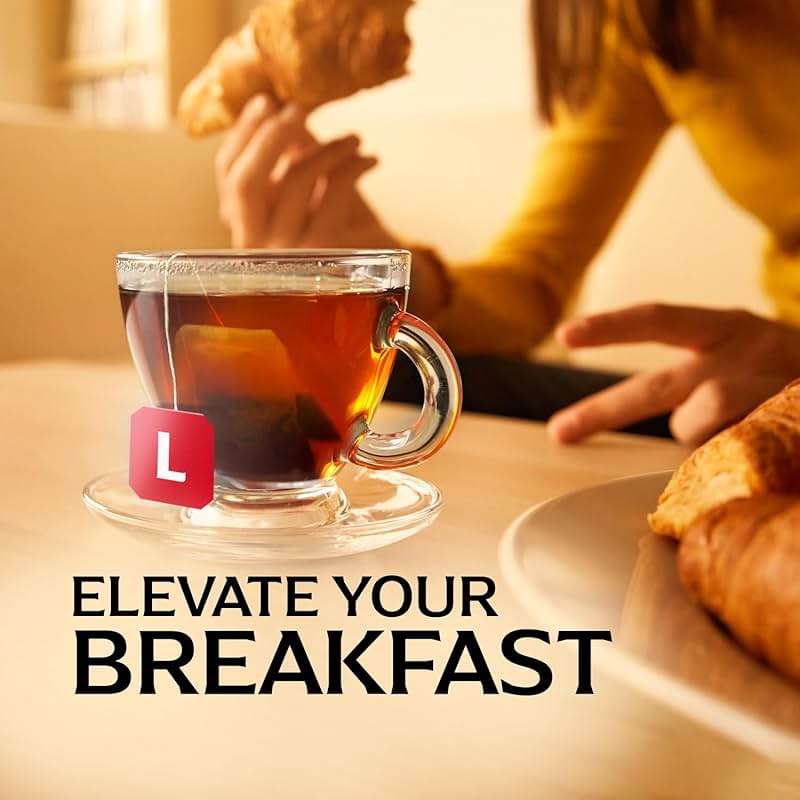 Lipton English Breakfast Black Tea Bags, Caffeinated Classic Tea, Rich, Aromatic Flavor, 20 Total Bags - Image 4