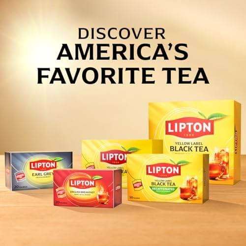 Lipton English Breakfast Black Tea Bags, Caffeinated Classic Tea, Rich, Aromatic Flavor, 20 Total Bags - Image 7
