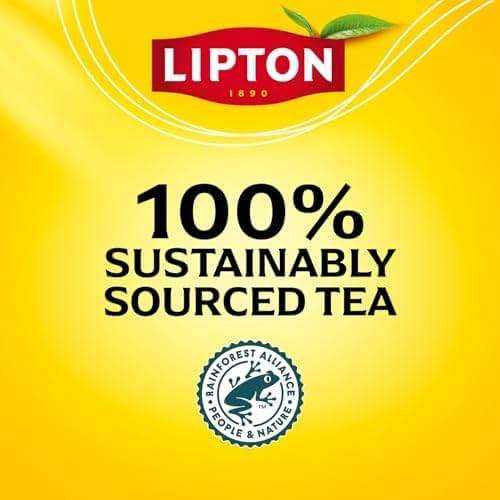 Lipton English Breakfast Black Tea Bags, Caffeinated Classic Tea, Rich, Aromatic Flavor, 20 Total Bags - Image 8