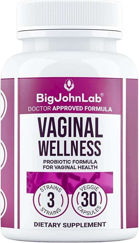 BIGJOHNLAB® - Women’s Vaginal Probiotics – PH Balance, Odor Control, Yeast, Microbiome & Feminine Health – 6B CFU, Licorice Root – Clinically Tested for Freshness & Balance – 30 CT - Image 1