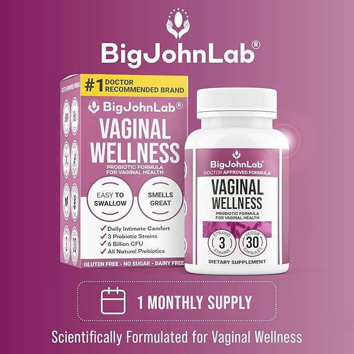 BIGJOHNLAB® - Women’s Vaginal Probiotics – PH Balance, Odor Control, Yeast, Microbiome & Feminine Health – 6B CFU, Licorice Root – Clinically Tested for Freshness & Balance – 30 CT - Image 3