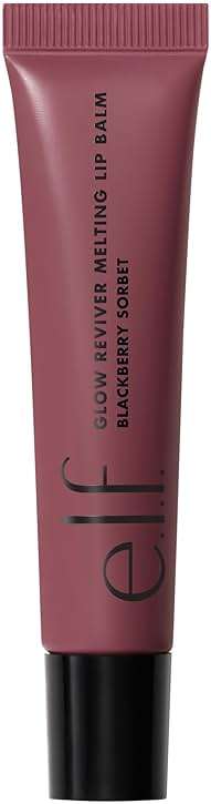 e.l.f. Glow Reviver Melting Lip Balm, Hydrating Tinted Lip Balm For A Glossy Finish & Soft, Supple Lips, Vegan & Cruelty-Free, Blackberry Sorbet - Image 8