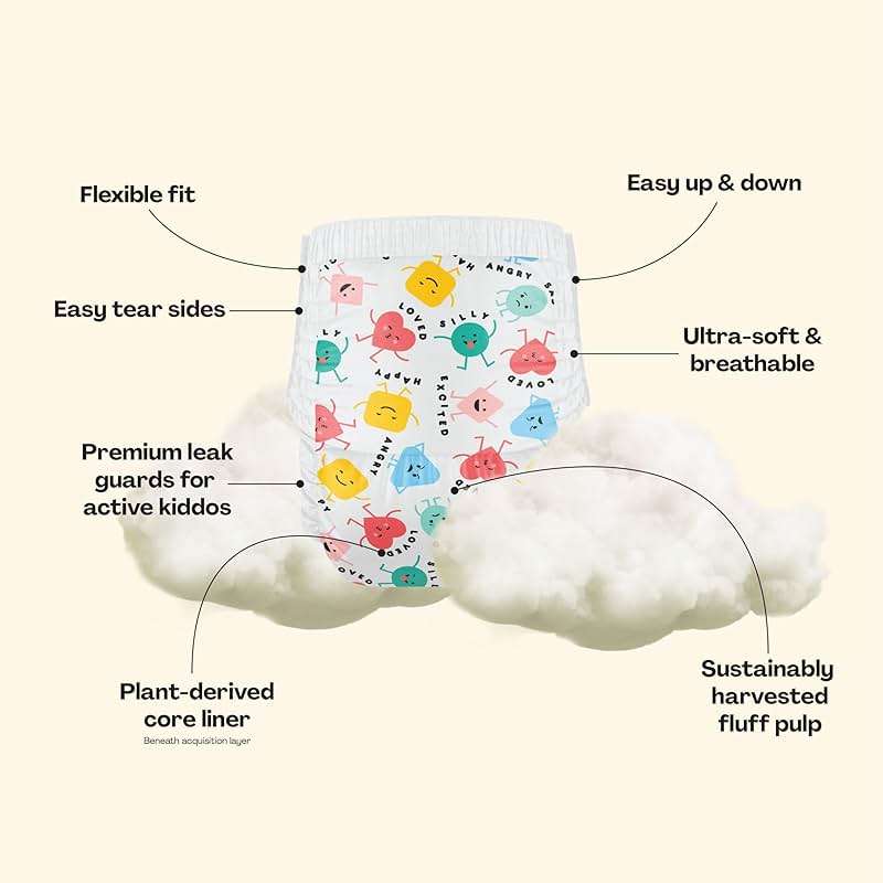 Hello Bello Premium Training Pants, Size 4T-5T (38+ lbs) Surprise Pack - 72 Count, Hypoallergenic with Soft, Cloth-Like Feel - Assorted Patterns for Boys - Image 2