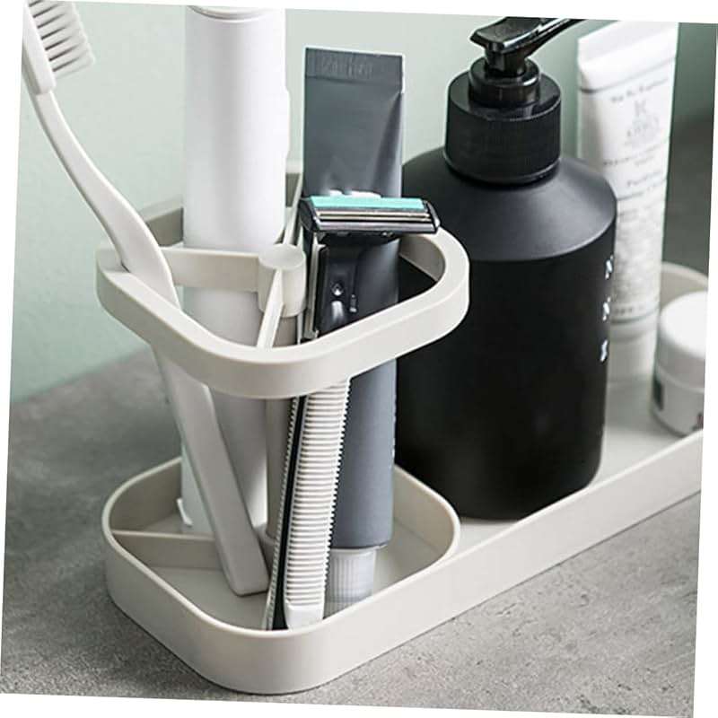 LIFKOME 1pc Storage Rack for Bathroom Supplies Toothbrush and Toiletry Holder Wash Cup Stand Easy to Clean and Store for and Hotels - Image 8