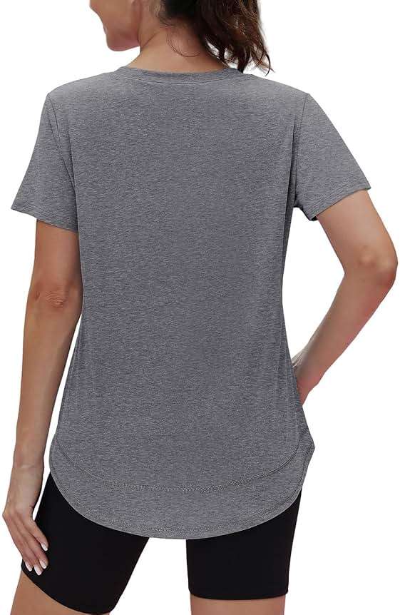 XIEERDUO Womens Workout Tops Short Sleeve Shirts Sun Protection UPF 50+ Quick Dry Outfits for Hiking Running S-3XL - Image 5