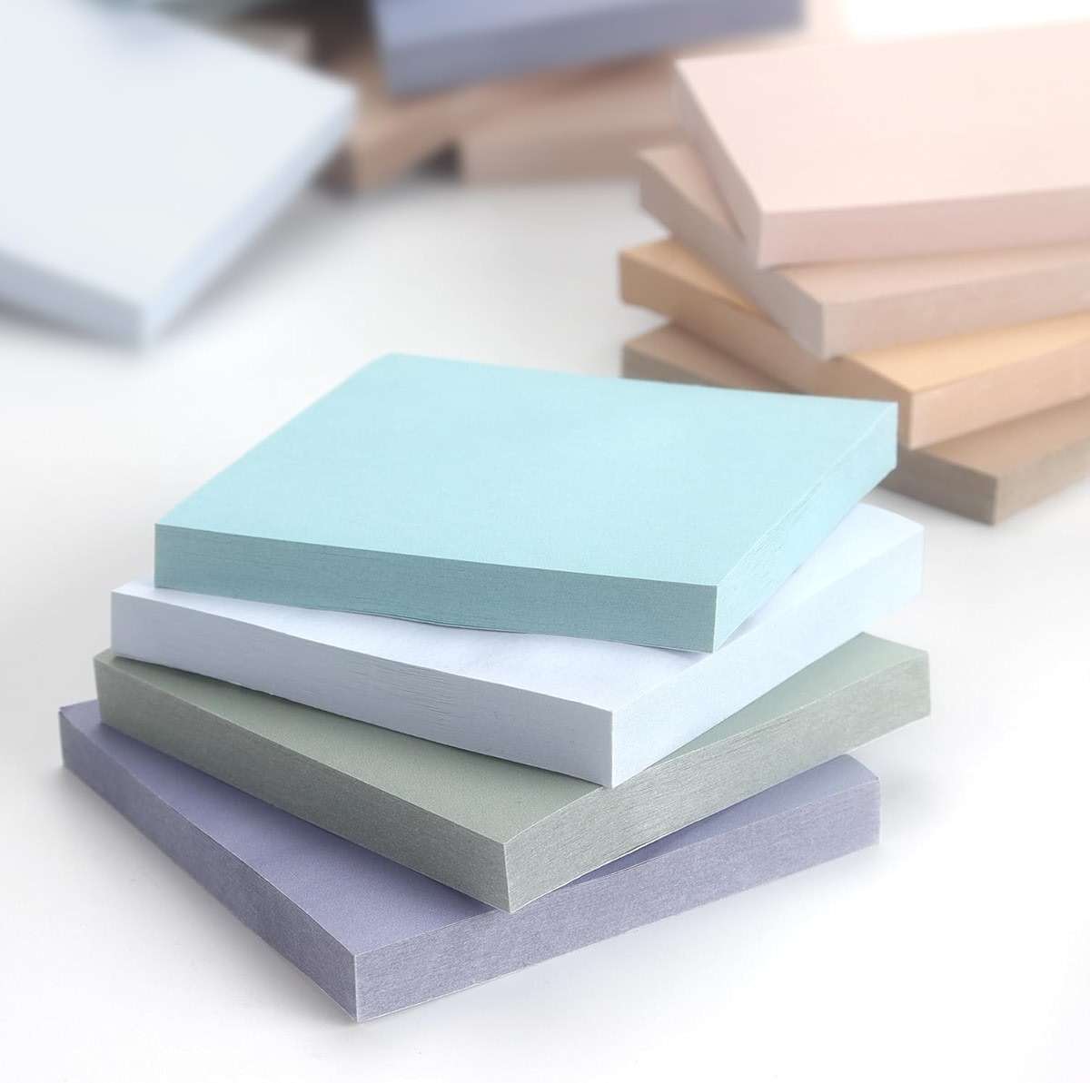 Vintage Colors Sticky Notes 3x3 inch, 8 Pads, Self-Stick Note Pads, Super Sticky Self-Adhesive Sticky Notes, 8 Pads/Pack, 80 Sheets/Pad - Image 5