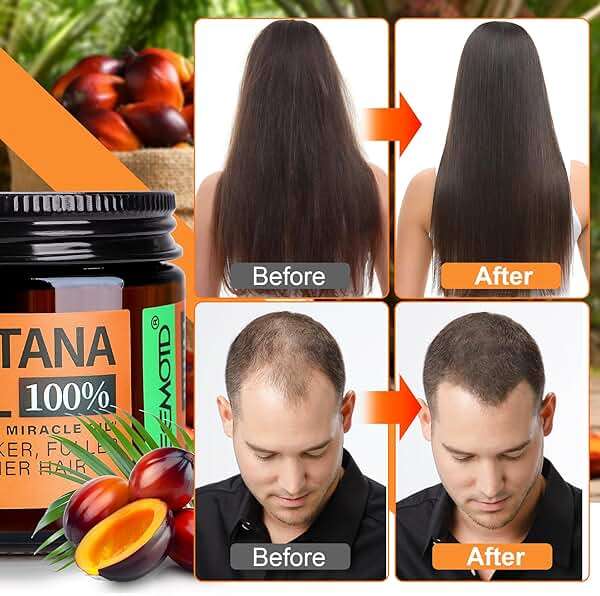 WEEMOTD Unrefined Batana Oil for Hair Growth, Dr. Sebi Raw Batana Oil from Honduras, Hair Mask Hair Growth Oil with Organic and Natural Ingredients (2 fl oz, Espresso Coffee) - Image 4