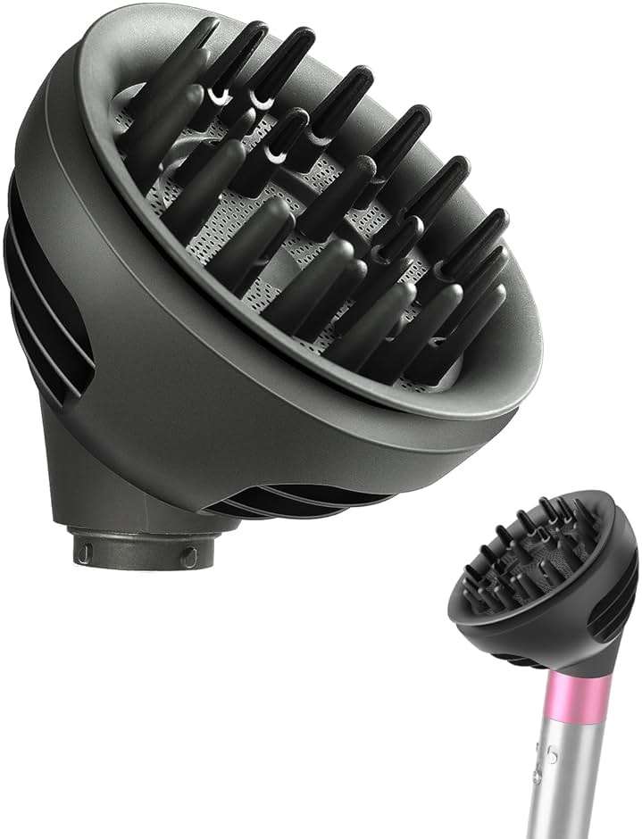 Wave+Curl Diffuser for Dyson Airwrap Styler, Upgraded Diffuser Nozzle Attachment for Dyson Airwrap HS01 HS05 HS08 for Wavy Curly or Coily Hair Type - Image 1