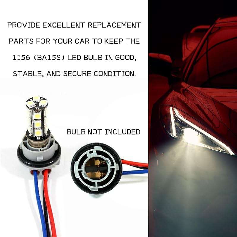 SamWinGear 2PCS 1157 Bulb Socket 2357 Brake Light Turn Signal Light Socket Holder Rear Tail Light Wiring Harness, LED Bulb Plug Base Plug Connector Socket 2057 7528 BAY15D for Cars, Trucks, SUVs - Image 5