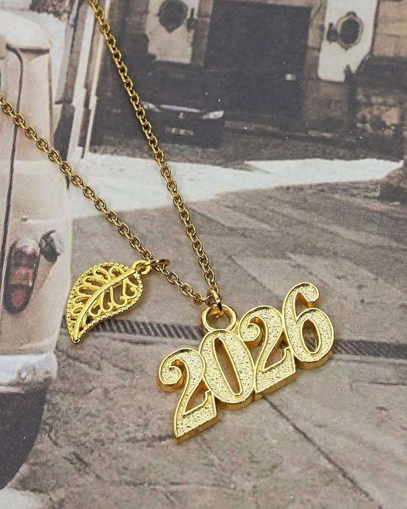 Shapenty Metal Year Signet 2026 DIY Pendant Charms for Graduation Tassels Bracelet Necklace Earrings Keychain Zipper Pulls Cellphone Craft Jewelry Making Christmas Party Decoration, 6PCS - Image 4