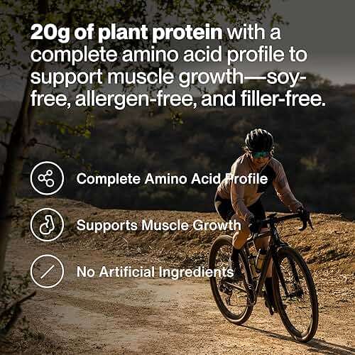 Momentous Vegan Protein Powder - 20 g Plant-Based Protein - NSF Certified for Sport - Gluten-Free - Non-GMO - 22 Servings for Essential Everyday Use - Vanilla Spice - Image 3